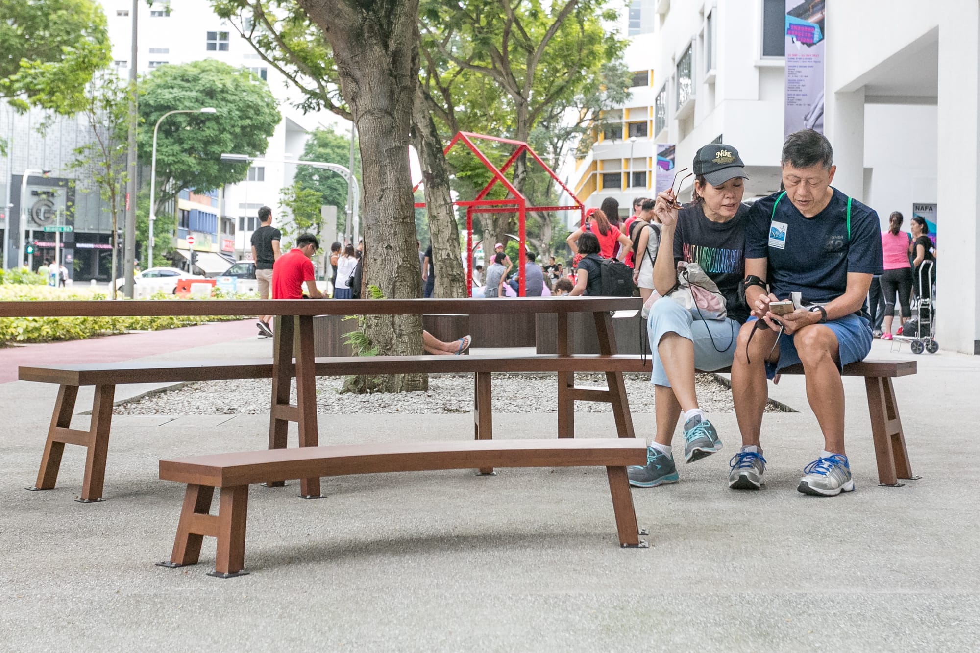 Photo of outdoor artwork at Bencoolen Street
